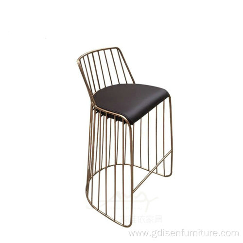 Modern Replica brass gold Brides veil bar stool